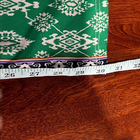 Love Ryan Flare Pant Multi Vibrant Colors Stretch Waist Flare Leg Drawstring EUC - Picture 11 of 12